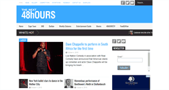 Desktop Screenshot of 48hours.co.za